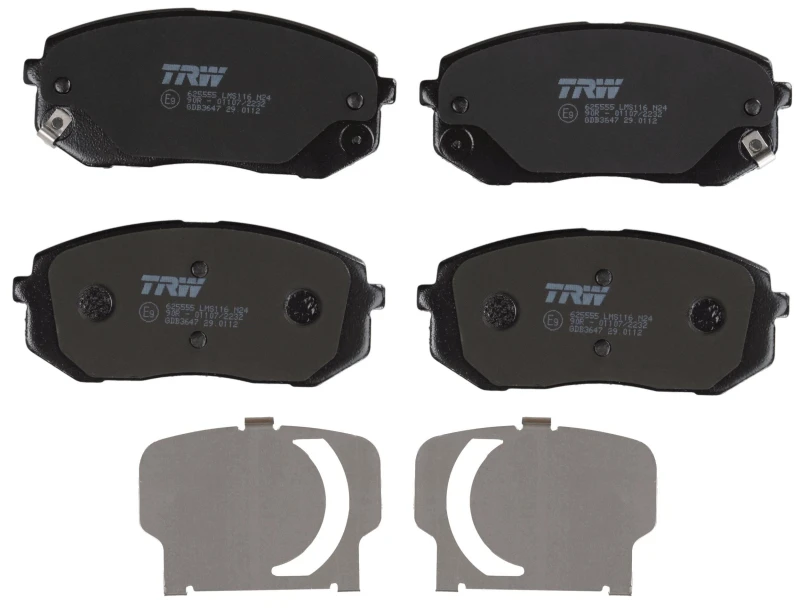 Image of Brake pad set TRW GDB3647