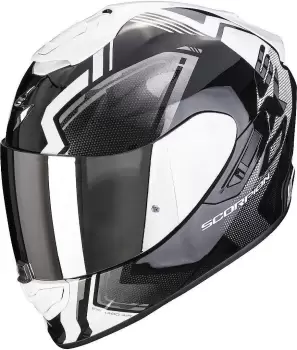 Image of Scorpion EXO 1400 Air Corsa Helmet, black-white, Size 2XL, black-white, Size 2XL