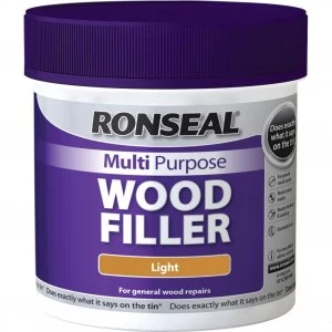 image of Ronseal Multi Purpose Wood Filler Tub Light 465g