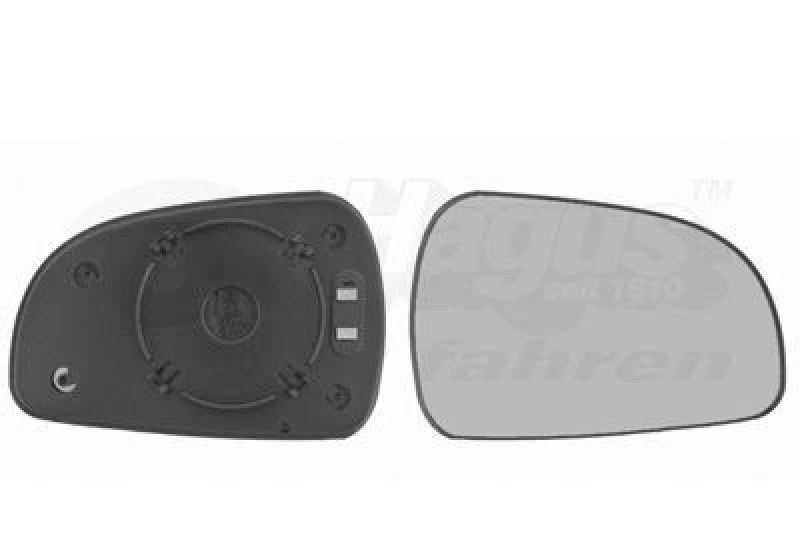 Image of VAN WEZEL Wing mirror glass VAN WEZEL 8245832