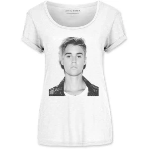 image of Justin Bieber - Love Yourself Womens Medium T-Shirt - White