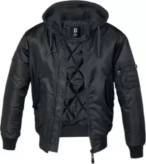 Image of Brandit MA1 Sweathood Bomber Jacket black