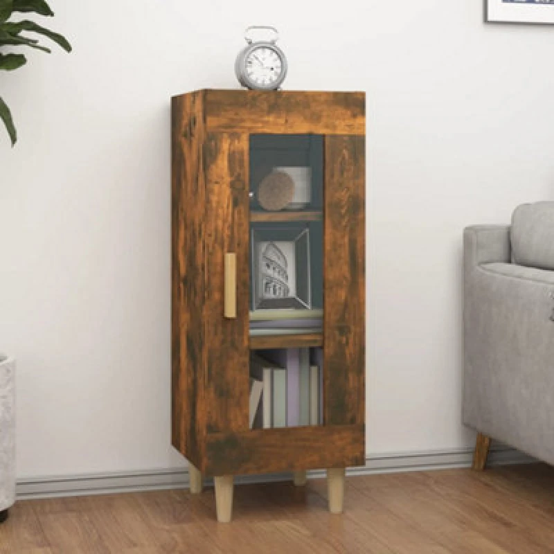 Image of VIDAXL Sideboard Smoked Oak 34.5x34x90cm Engineered Wood Vidaxl 8720287085515