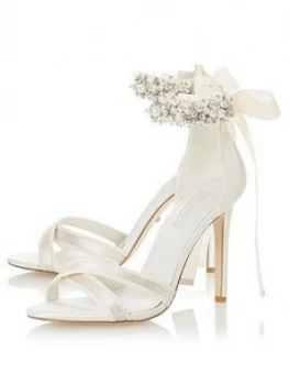 image of Dune London Bridal Mrs Heeled Sandals - Ivory