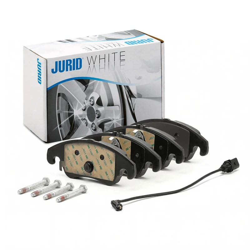 Image of JURID 573247JC Brake pad set incl. wear warning contact, PREMIER Ceramic Brake Pad Set,disc brake (402)