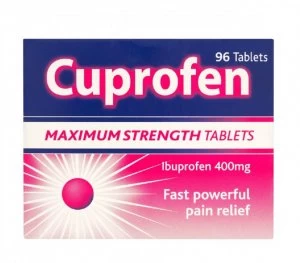 Image of Cuprofen Ibuprofen 400mg Maximum Strength 96 Tablets
