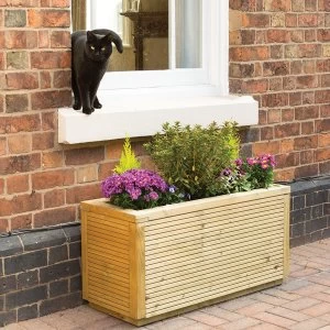 image of Rowlinson Ellesmere Rectangular Raised Bed Planter