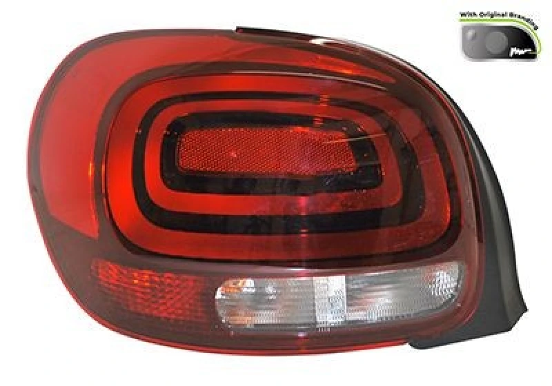 Image of VAN WEZEL Rear light VAN WEZEL 0937931