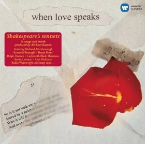 image of When Love Speaks by Various Artists CD Album