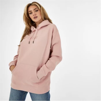 image of Jack Wills Overhead Longline Hoodie - Pink