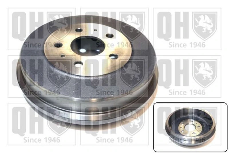Image of QUINTON HAZELL Brake drum QUINTON HAZELL BDR653
