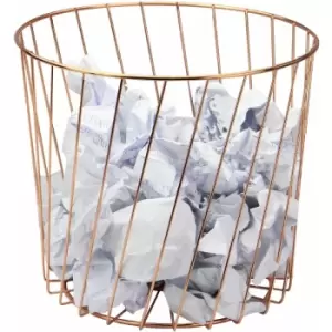Image of Wire Bin Rose Gold M&W - Rose Gold