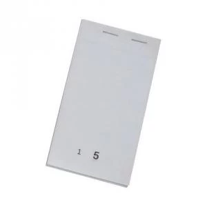 Image of Duplicate Service Pad Numbered 1 50 and Perforated 140mmx76mm 172280