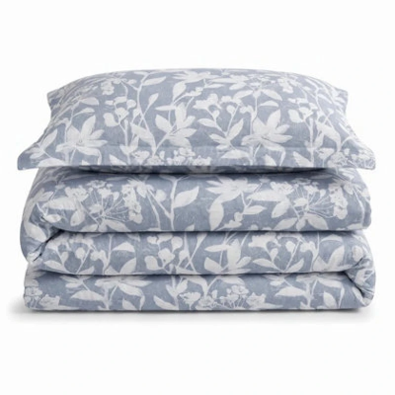 Image of Sweet Dreams Blue Ashbury Jacquard Duvet Cover And Pillowase Set King