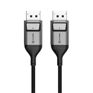 image of ALOGIC ULDP01-SGR DisplayPort cable 1m Black Grey