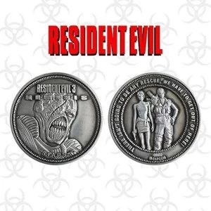 image of Resident Evil 3 Limited Edition Collectable Coin Silver Edition