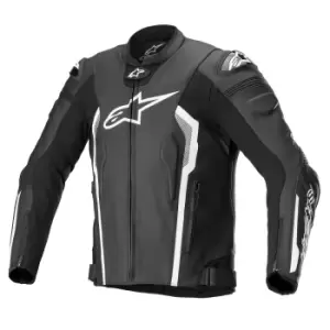 Alpinestars Missile V2 Leather Jacket Black White 56