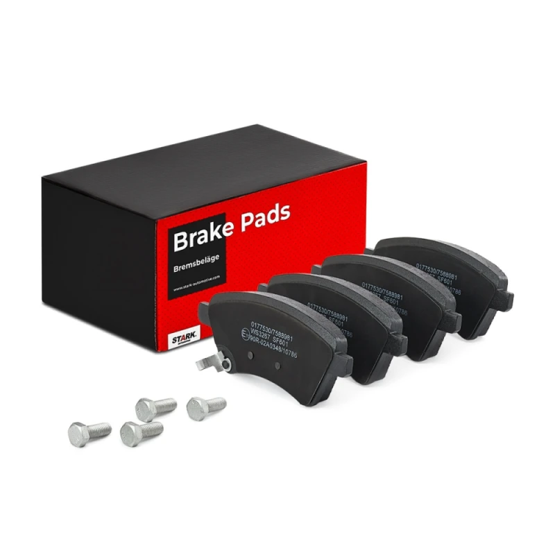 Image of STARK SKBP-0010298 Brake pad set Front Axle, with acoustic wear warning Brake Pad Set,disc brake (402)