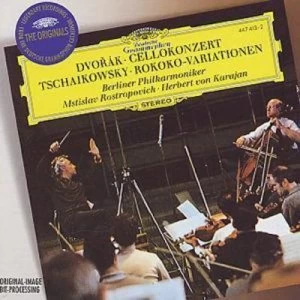 Image of Dvorak Cello Concerto / Tchaikovsky Rococo Variations Rostropo by Antonin Dvorak CD Album