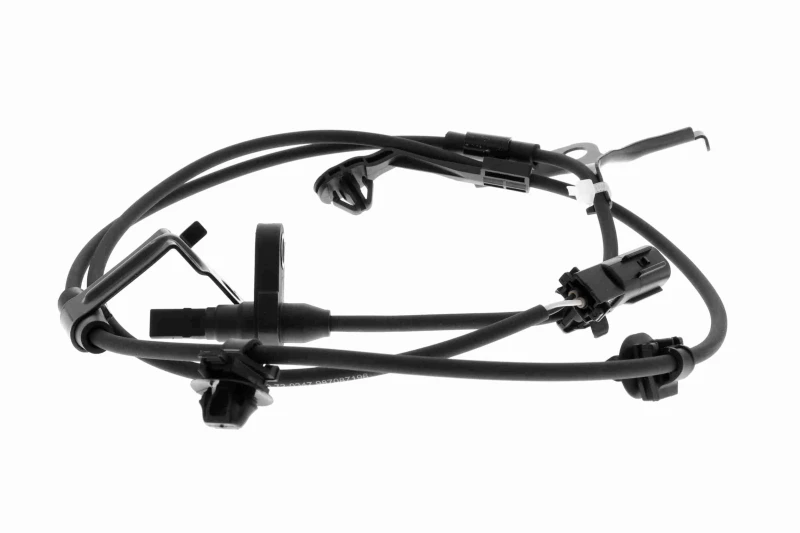 Image of VEMO V70-72-0347 ABS Sensor Green Mobility Parts Front Axle Left, with cable Sensor,wheel speed (412)