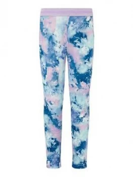 image of Monsoon Girls Tie Dye Print Legging - Blue