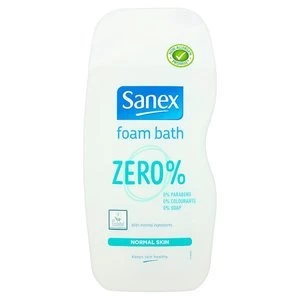 image of Sanex Zero Normal Skin Bath Foam 500ml