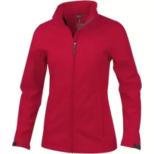 image of Elevate Womens/Ladies Maxson Softshell Jacket (L) (Red)