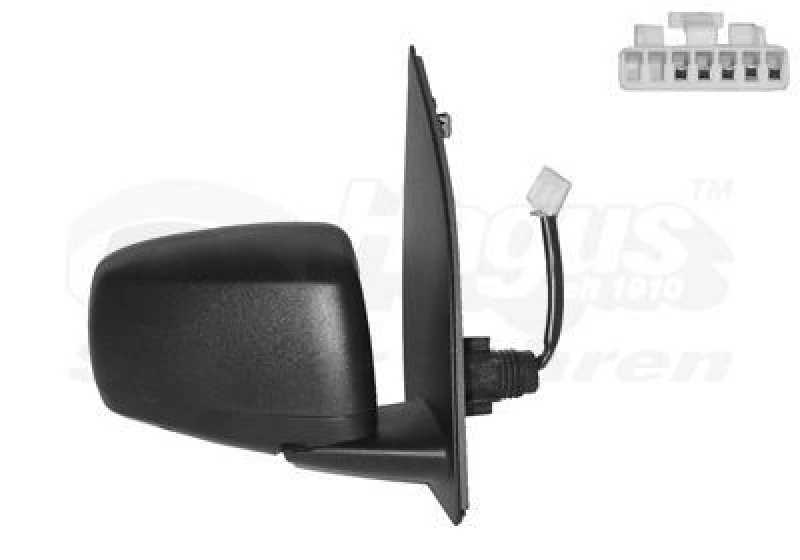 Image of VAN WEZEL Wing mirror VAN WEZEL 1709808