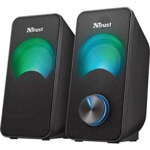 Image of Trust Arys 2.0 RGB 2.1 PC speaker Corded 12 W Black