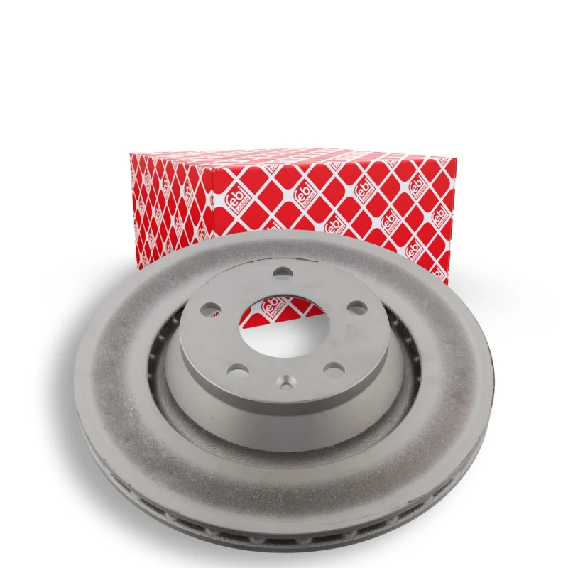 Image of FEBI BILSTEIN 36233 Brake disc Rear Axle, internally vented, Coated Brake Disc (82)