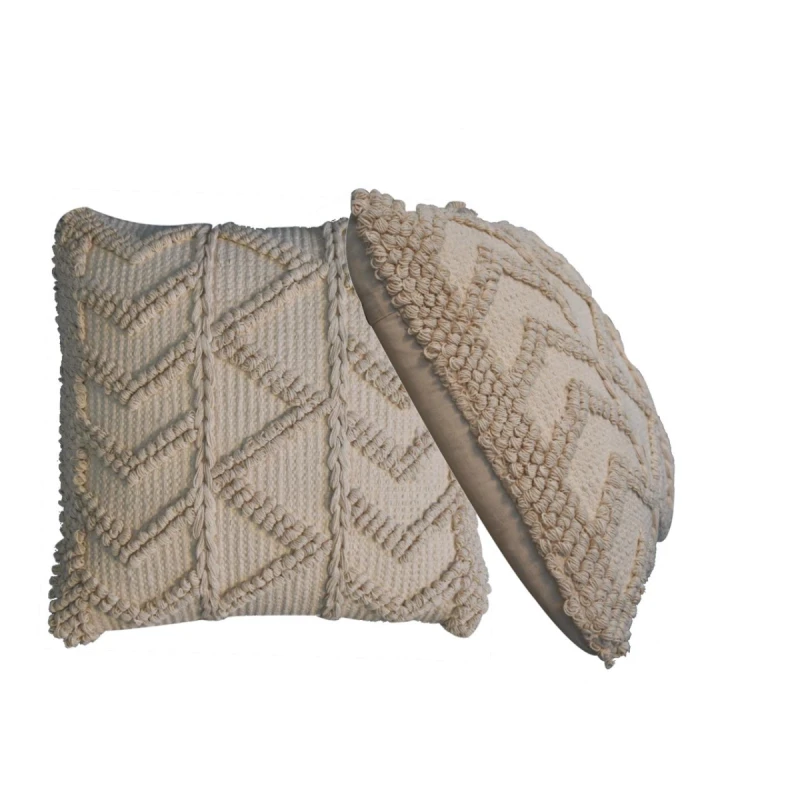 Image of Artisan Furniture Artisan Furniture Alda Cushion Set of 2 Cream