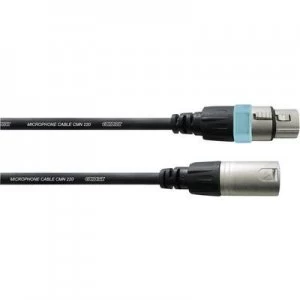 image of Cordial CCM5FM XLR Cable [1x XLR socket - 1x XLR plug] 5m Black