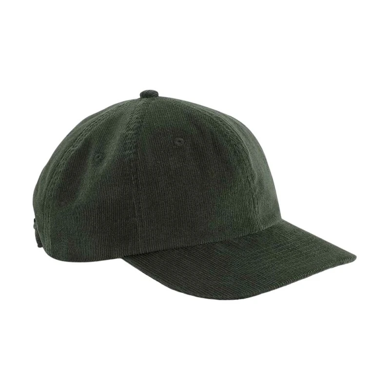 Image of Beechfield Beechfield Men Heritage Cord Cap in Dark Olive Dark Olive One Size Male 5063470385041