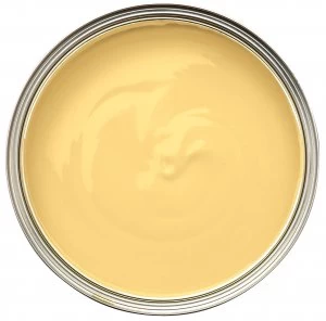 image of Wickes Quick Dry Gloss Paint - Banana Split 750ml