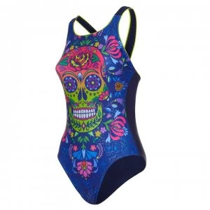 image of Maru Vee Back Swimsuit Ladies - Skulls N Rosses