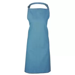 Image of Premier Colours Bib Apron / Workwear (Pack of 2) (One Size) (Blue Denim)