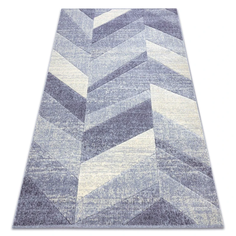 Image of RugsX Feel Rug in Purple Size: 140cm x 190cm Purple Unisex 140cm x 190 cm