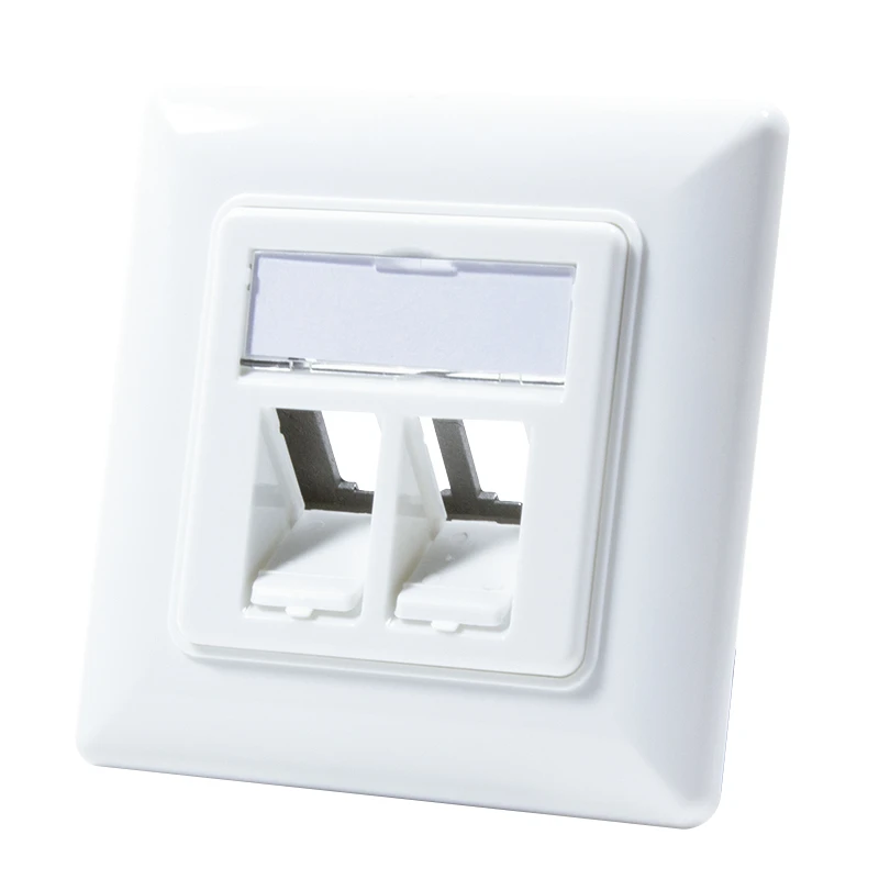 Image of LogiLink NK4020 socket-outlet 2 x RJ-45 White