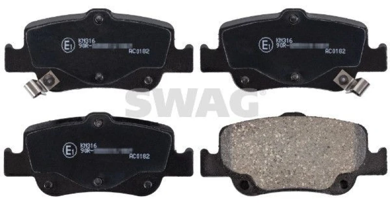 Image of Brake pad set SWAG 33 10 7531