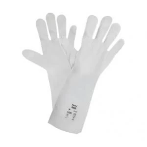 Image of Ansell Barrier Size 8 Chemical Resistant Gloves White AN02 100M