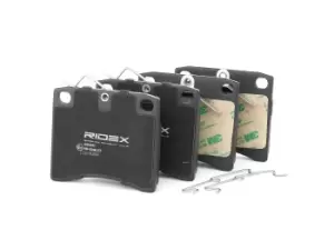 Image of RIDEX Brake pad set VW 402B0299 701698151A,701698151B,701698151F 701698151G,701698151H,7D698151B,701698151A,701698151B,701698151F,701698151G,7D698151B