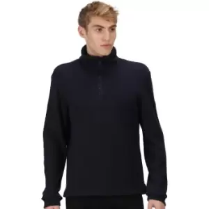 image of Regatta Mens Lanchester Knitted Wool Half Zip Fleece Jacket M - Chest 39-40' (99-101.5cm)