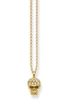 image of Thomas Sabo Jewellery Glam & Soul Diamond Skull Necklace JEWEL KE0026-924-39-L45V