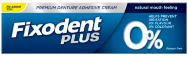 Fixodent Plus Denture Adhesive Toothpaste 40g