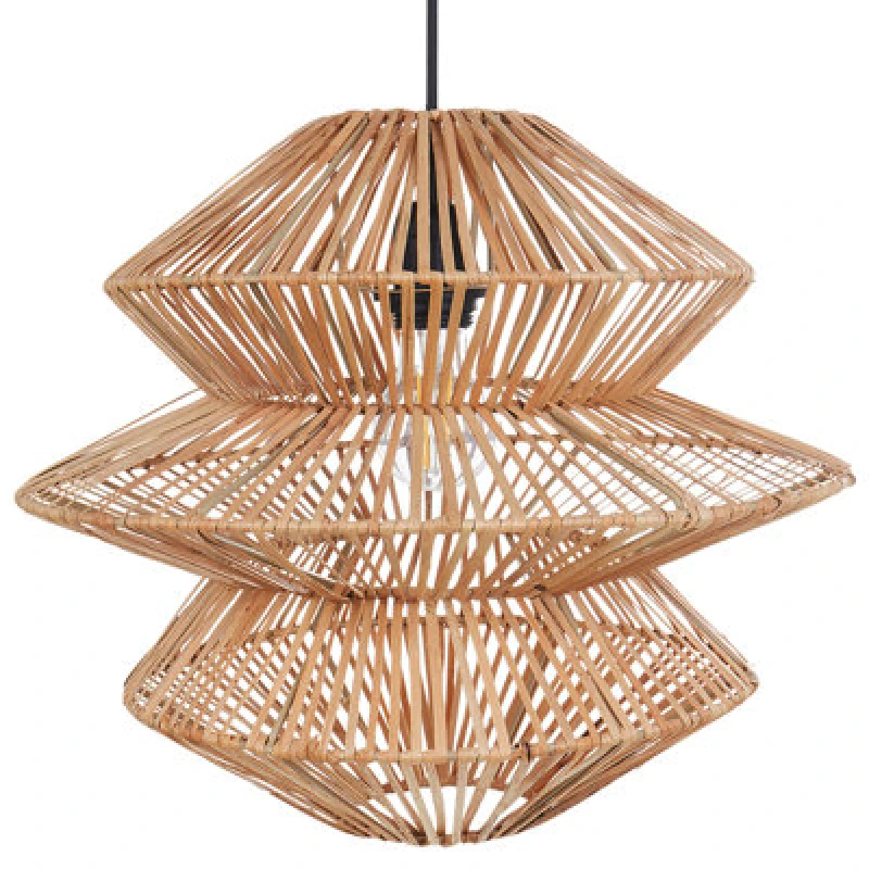 Image of Beliani Pendant Lamp Anduki Rattan Natural