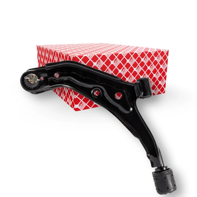 Image of FEBI BILSTEIN 17203 Suspension arm Control Arm, Sheet Steel, Front Axle Left, with ball joint, with crown nut and split pin Sheet Steel Track Control