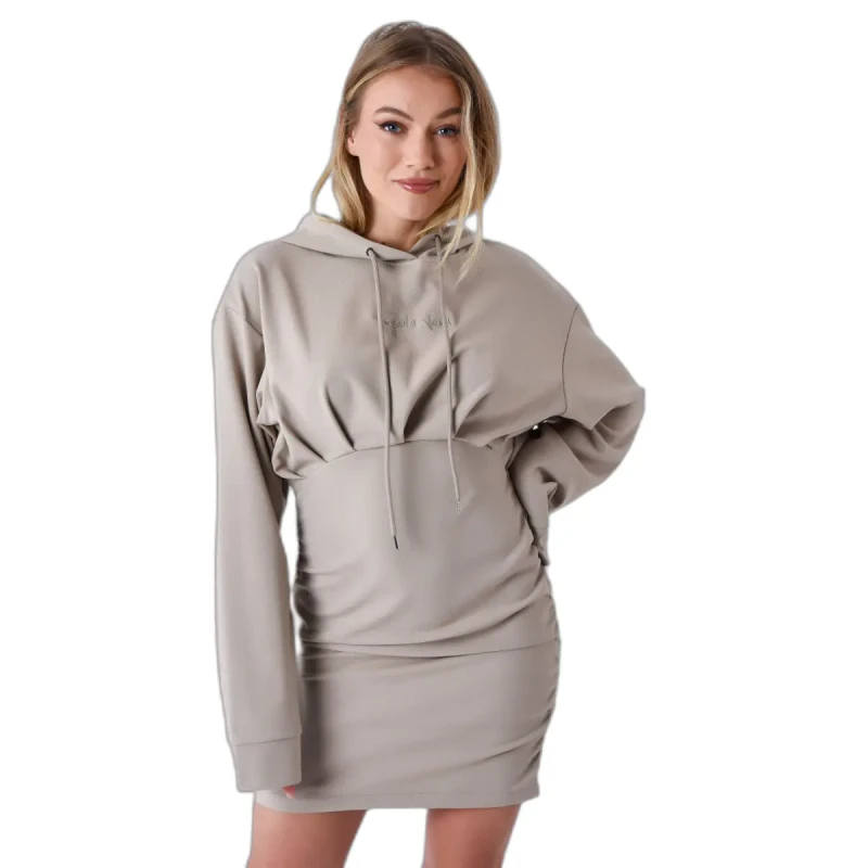 Image of Project X Paris Womens hoodie dress Project X Paris Beige Female XS