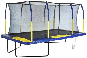 image of Upper Bounce 15ft Easy Assemble Trampoline with Enclosure