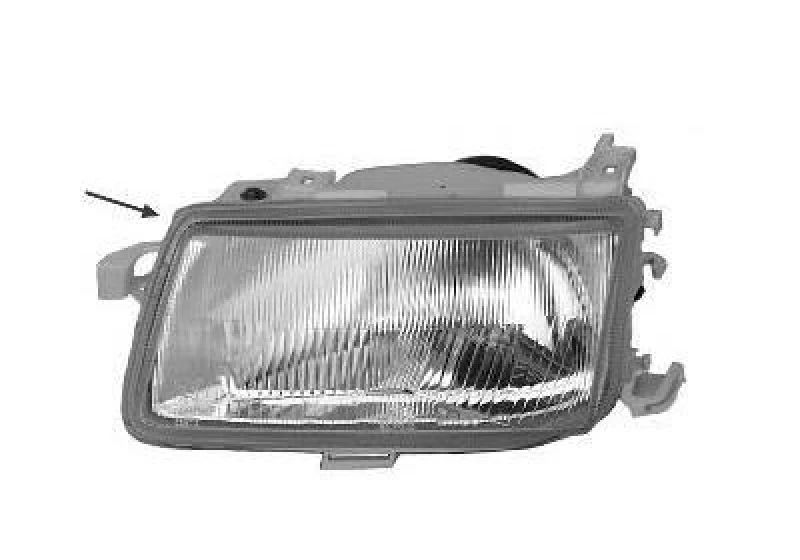 Image of VAN WEZEL Headlight VAN WEZEL 3734942