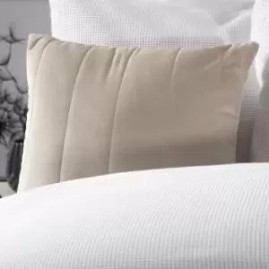 Image of Belledorm Verona Filled Cushion (One Size) (Linen)
